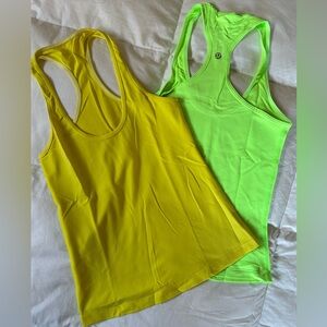 2 Lululemon racerback tank tops